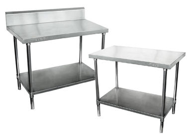 304 تجهیزات آشپزخانه فولاد ضد زنگ ، میز کار فولاد ضد زنگ قفسه قابل تنظیم