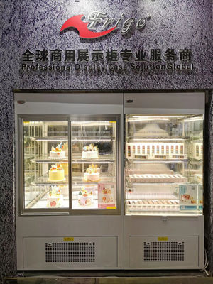 2.0 Version Multideck Open Chiller White Color Body Automatic Defrosting