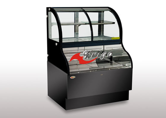 قهوه خانه تأیید شده با ETL مخازن نمایش باز R290 یا R404A پایین باز بسته بالا