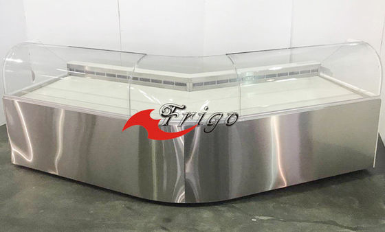 - 2 تا 6 مورد صفحه نمایش باز ، طراحی منحصر به فرد ویترین ویترین سرد